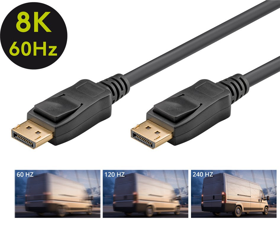 Goobay DisplayPort Connector 2.0 -kaapeli