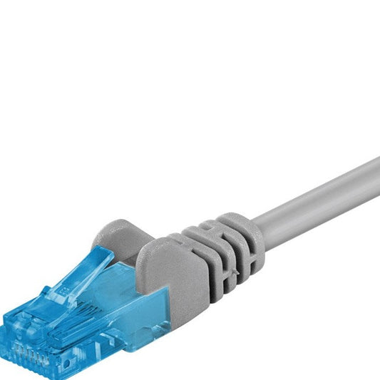 Goobay CAT 6A U/UTP -verkkokaapeli, harmaa